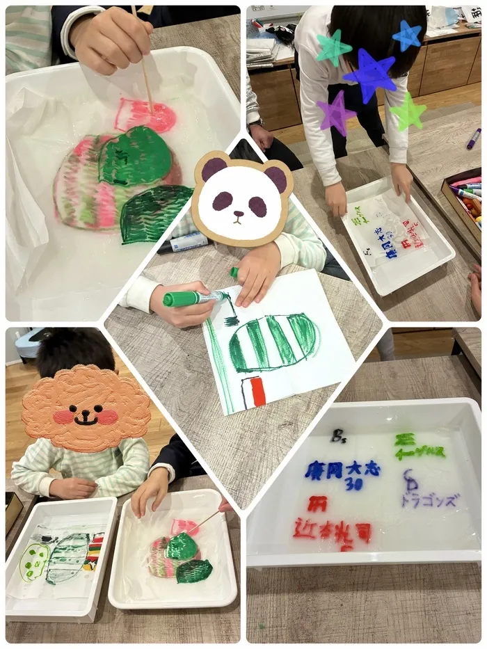 色が魔法のように浮き出る！？キッチンペーパー・アート