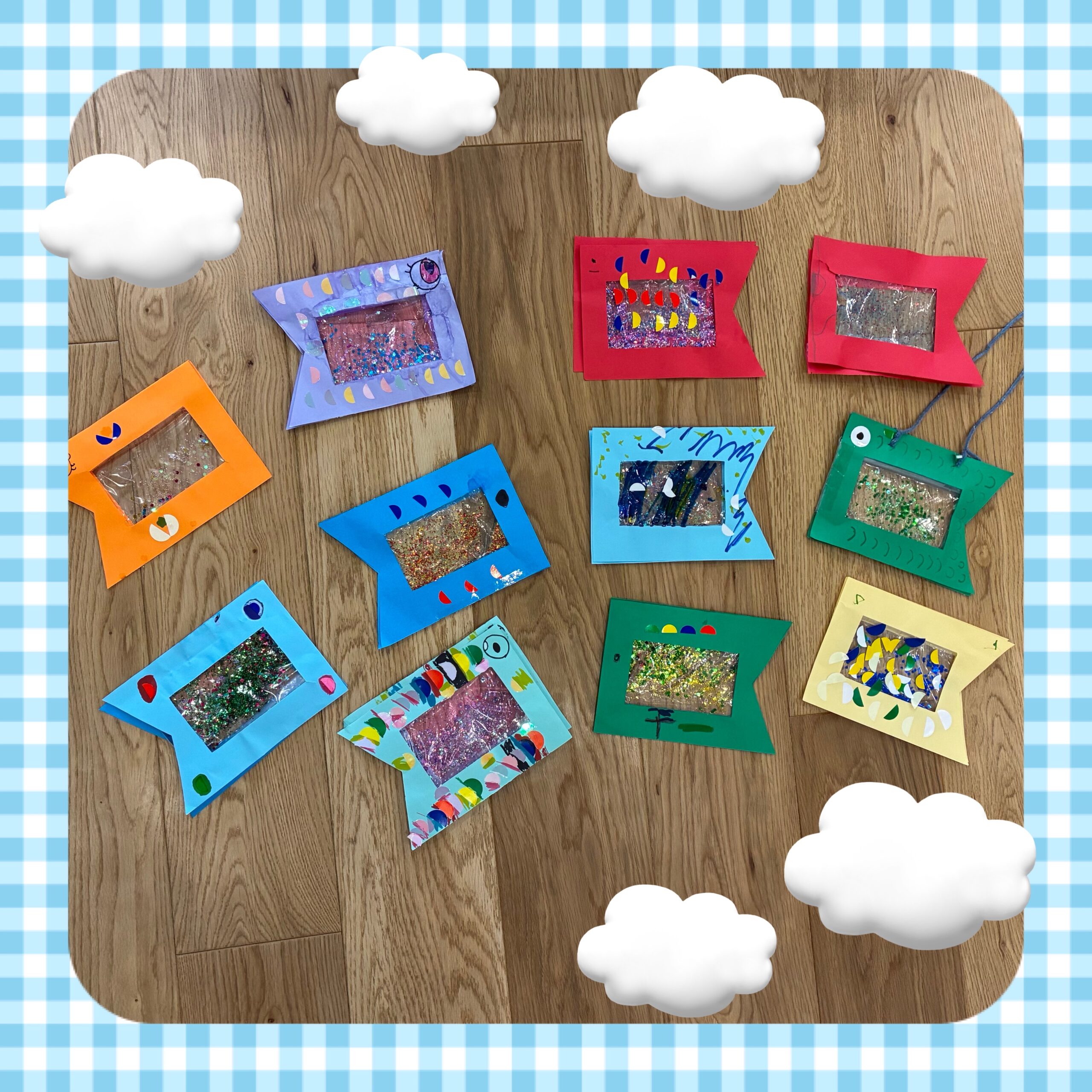 ぷにぷにキラキラこいのぼり制作🎏✨