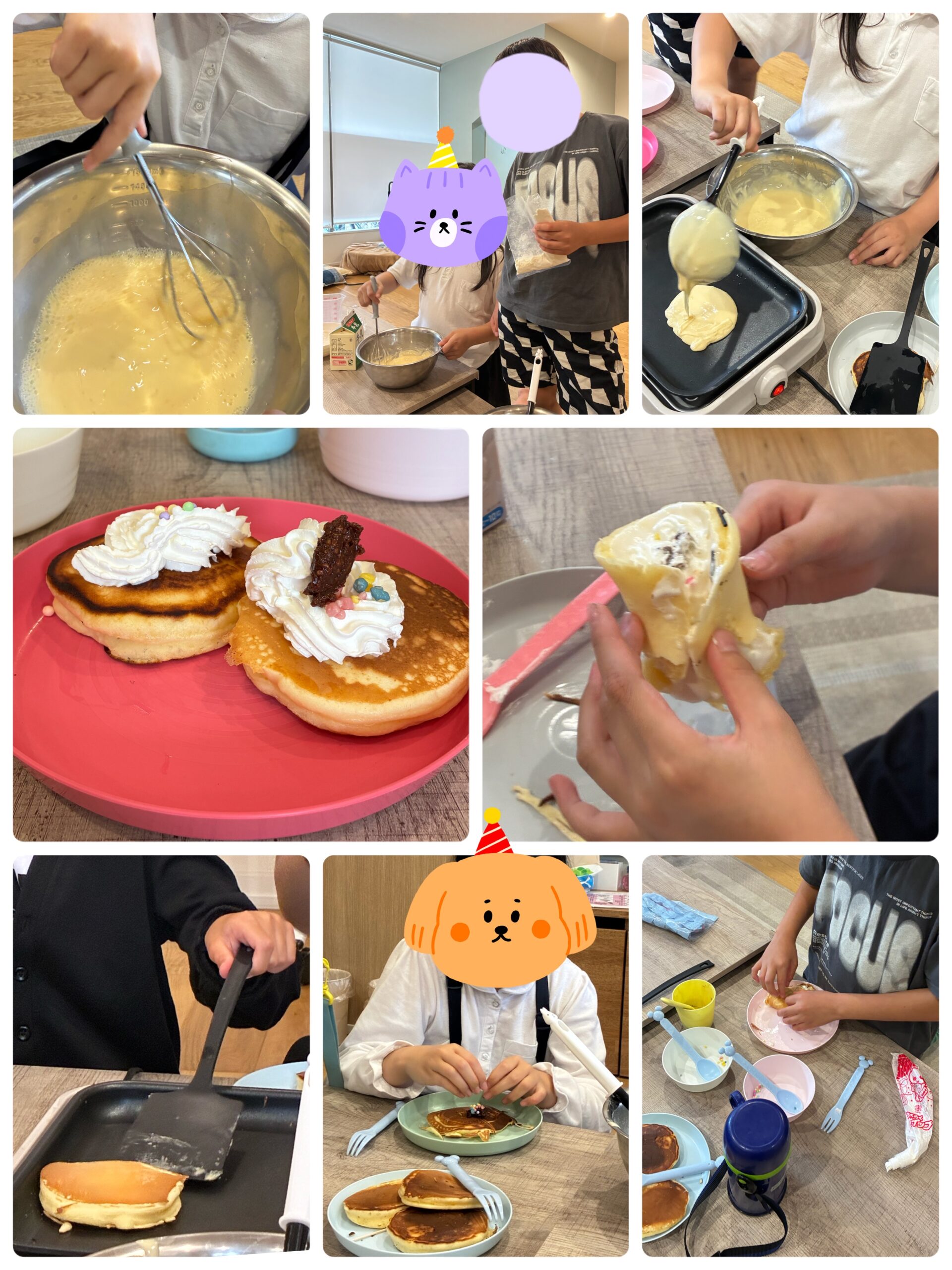 ひらめきが大爆発!みんなでワクワクおやつ作り🥞