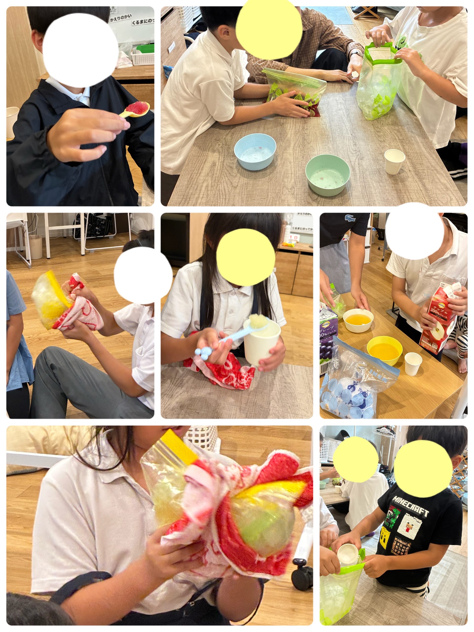 🍇みんなでフリフリ!手作りシャーベットづくり🍎